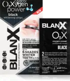 Полоски для отбеливания зубов BlanX Oxygen Power Whitening Black Strips с активным углём, 10 шт — фото 1