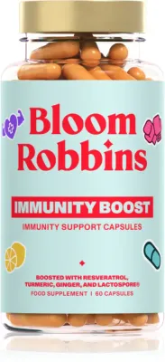 Добавка к пище Bloom Robbins Immunity Boost для поддержки иммунитета, 76 г