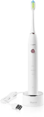 Зубная щётка электрическая bluem Essentials for Health звуковая, с таймером и сменными насадками