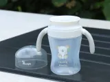 Чашка детская Bo Jungle Drinking Cup 360 тренировочная, с ручками, бежевая, 240 мл 6m+ Cuddly Koala — фото 4