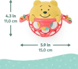 Погремушка Bright Starts Winnie the Pooh Jingle Shake Oball пластиковая, для развития моторики, 1 шт 0m+ — фото 2