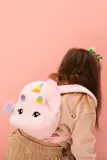 Рюкзак детский BrushArt KIDS Fluffy unicorn backpack Small с регулируемыми лямками, с двумя отделениями, 1 шт Pink (20 x 23 cm) — фото 5