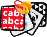 Книжка сенсорная Canpol babies BabiesBoo Sensory Cards with Teether с прорезывателем, интерактивная, 1 шт — фото 2