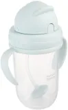 Кружка детская Canpol babies Cup силиконовая, с трубочкой и ручками, 270 мл — фото 3