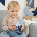 Бутылка для детей Canpol babies Junior Bottle непроливающаяся, синяя, 400 мл Blue — фото 3