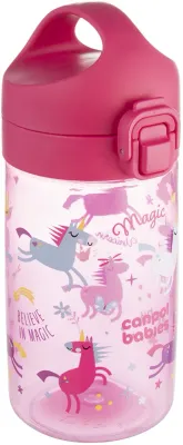 Бутылка для детей Canpol babies Junior Bottle непроливающаяся, розовая, 400 мл Pink