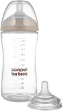 Бутылочка для младенцев Canpol babies Natural Shape с силиконовой соской, медленный поток, 260 мл 3m+ — фото 2