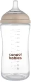 Бутылочка для младенцев Canpol babies Natural Shape с силиконовой соской, средний поток, 330 мл 6m+ — фото 2