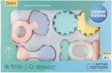 Набор погремушек и прорезывателей Canpol babies Pastels для новорождённых, подарочный, 4 игрушки zestaw upominkowy 0m+ — фото 1