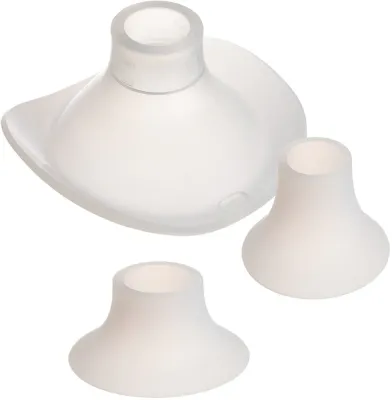 Воронка и вкладыши сменные Canpol babies Replacement Silicone Parts for Breast Pumps Flanges Inserts Set (24/21/19mm) силиконовые, для молокоотсоса, 3 шт Hands-Free