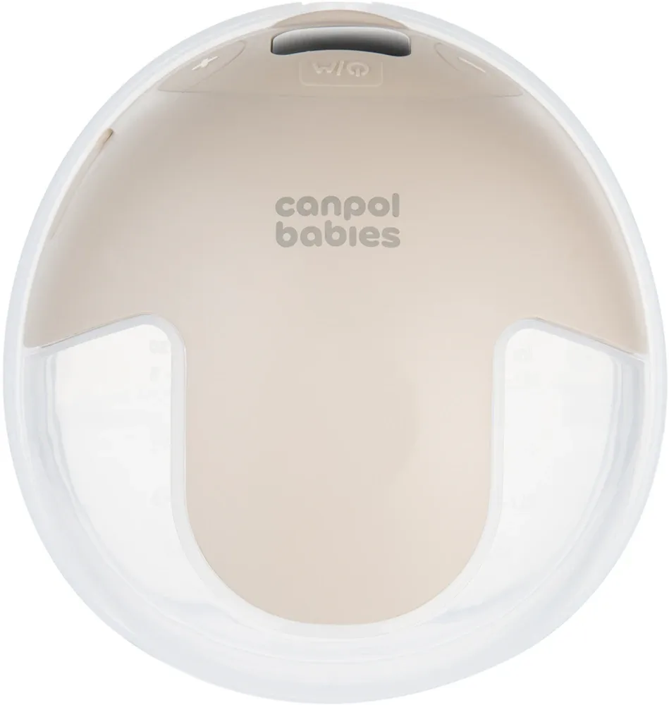 Молокоотсос Canpol babies SmartSense электрический беспроводной, носимый в бюстгальтере, с дисплеем, 1 шт