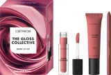 Набор для макияжа губ Catrice The Gloss Collective Berry Lip Set с блеском, бальзамом и карандашом, подарочный, оттенок 01 Gloss The Line! — фото 1