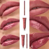 Набор для макияжа губ Catrice The Gloss Collective Berry Lip Set с блеском, бальзамом и карандашом, подарочный, оттенок 01 Gloss The Line! — фото 2