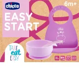 Набор детской посуды Chicco Easy Start 6m+ силиконовый, подарочный, 1 шт Pink — фото 1