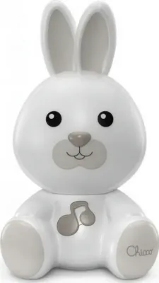 Ночник детский Chicco First Dreams Bunny, с мелодией, на батарейках, 1 шт 0m+