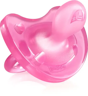 Соска-пустышка Chicco Physio Soft Pink силиконовая, розовая, 2 шт 16-36 m
