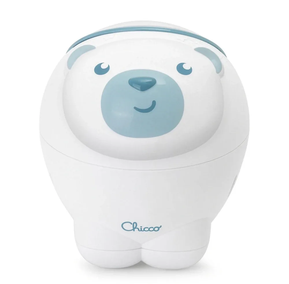 Ночник детский с проектором Chicco Polar Bear Northern Lights, на батарейках, 1 шт