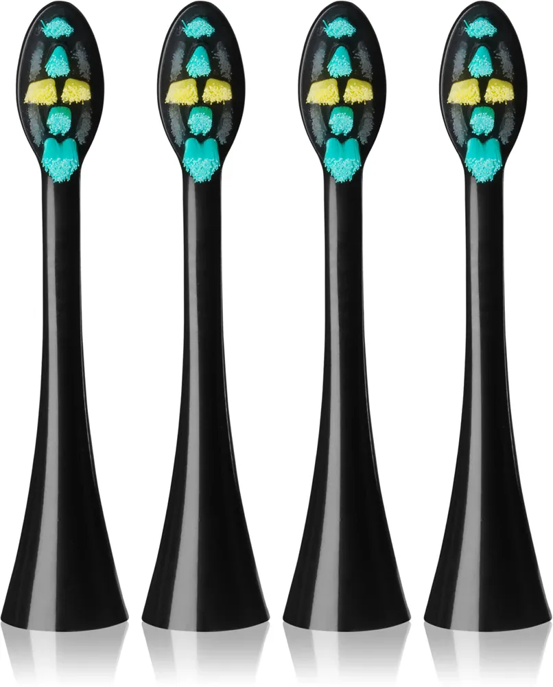 Сменные насадки для электрической зубной щётки Concept Perfect Smile 3D Daily Clean ZK0071 средней мягкости, 4 шт Black ZK7011