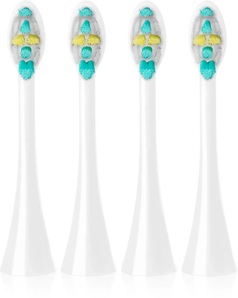 Сменные насадки для электрической зубной щётки Concept Perfect Smile 3D Daily Clean ZK0070 средней мягкости, 4 шт White