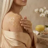 Скраб для тела Crystallove Clear Quartz Shimmer Body Scrub отшелушивающий, смягчающий, 200 г — фото 2