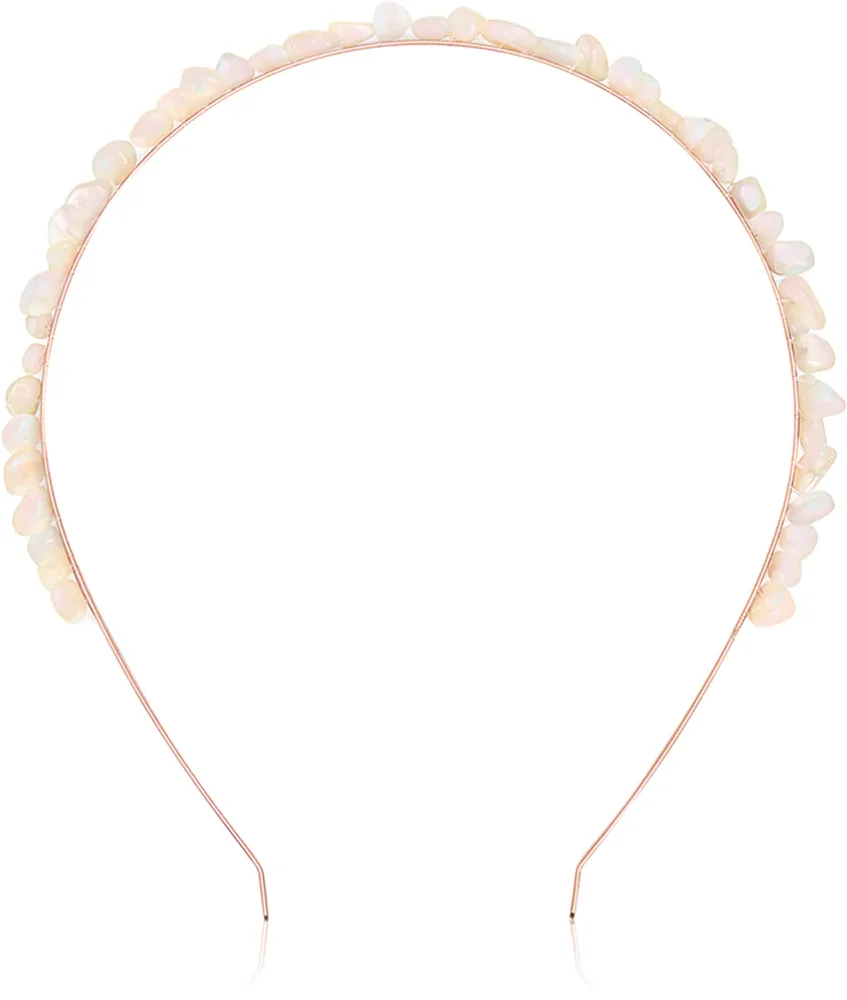 Повязка для волос Crystallove Moonstone Hairband для укладки, 1 шт