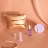 Набор для ухода за лицом Crystallove Set Lilac подарочный, с сывороткой и аксессуарами для массажа, 5 шт — фото 2