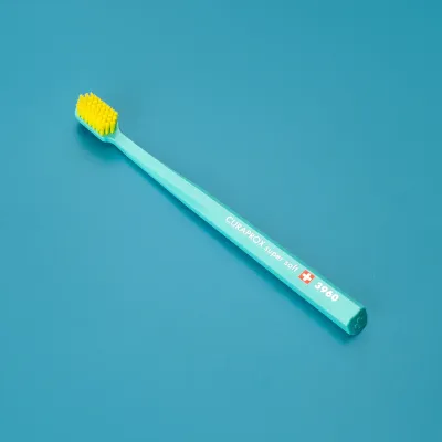Зубная щётка Curaprox 3960 Super Soft мягкая, с волокнами CUREN, 3 шт