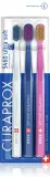 Зубная щётка Curaprox 5460 Ultra Soft, с ультрамягкими волокнами Curen, 3 шт — фото 1