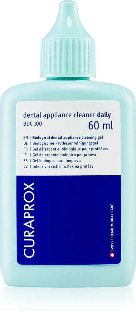 Гель для очищения зубных протезов Curaprox BDC 100, для ежедневного ухода, 60 мл Daily