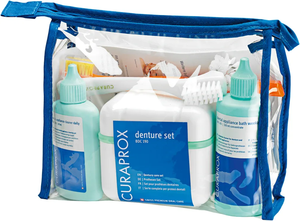 Набор для гигиены полости рта Curaprox BDC 190 Set, подарочный, 1 шт