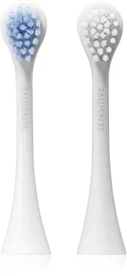 Насадки сменные для звуковой зубной щётки Curaprox Sensitive Duo, с волокнами Curen, 2 шт