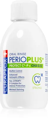 Ополаскиватель для полости рта Curaprox Perio Plus+ Protect 0.12 CHX с хлоргексидином, для дёсен, 200 мл