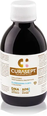Ополаскиватель для полости рта Curasept ADS DNA Protective с хлоргексидином, для дёсен, 200 мл
