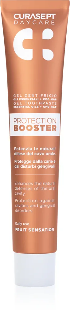 Зубная паста Curasept Daycare Protection Booster Fruit Sensation гелевая, фруктовая, 75 мл