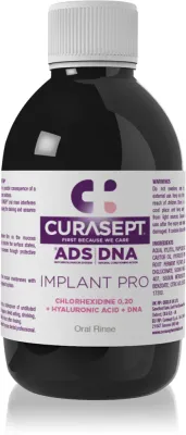Ополаскиватель для полости рта Curasept Implant PRO для ухода за имплантами, 200 мл