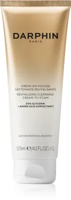 Средство для очищения лица Darphin Revitalizing Cleansing Cream-To-Foam очищающее, с кофеином, для любого типа кожи, 125 мл