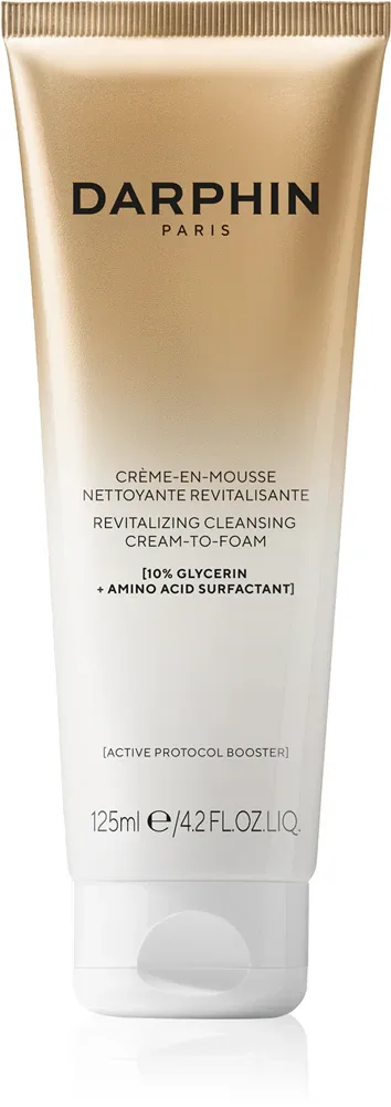 Средство для очищения лица Darphin Revitalizing Cleansing Cream-To-Foam очищающее, с кофеином, для любого типа кожи, 125 мл