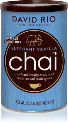Смесь чайная David Rio Elephant Vanilla Chai со вкусом ванили, с пряностями, 398 г