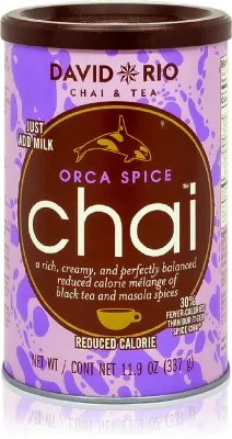 Смесь чайная David Rio Orca Spice Chai с пряностями, пониженной калорийности, 337 г