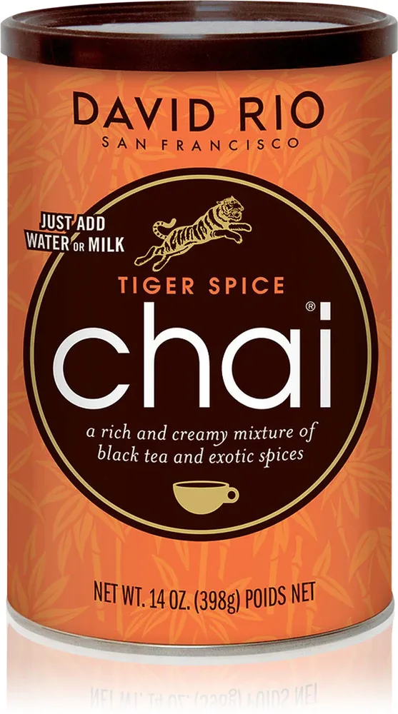 Смесь чайная David Rio Tiger Spice Chai с корицей, кардамоном и гвоздикой, 398 г