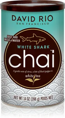 Смесь чайная David Rio White Shark Chai с белым чаем Bai Mudan и пряностями, 398 г
