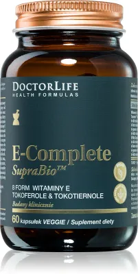 Биологически активная добавка Doctor Life E-Complete SupraBio витамин E, все 8 форм, 60 капсул