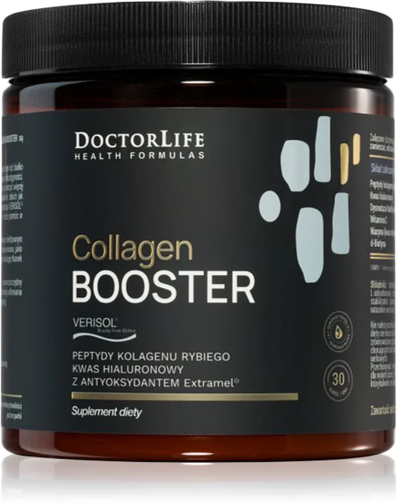 Биологически активная добавка Doctor Life Collagen Booster с пептидами коллагена и гиалуроновой кислотой, 165 г