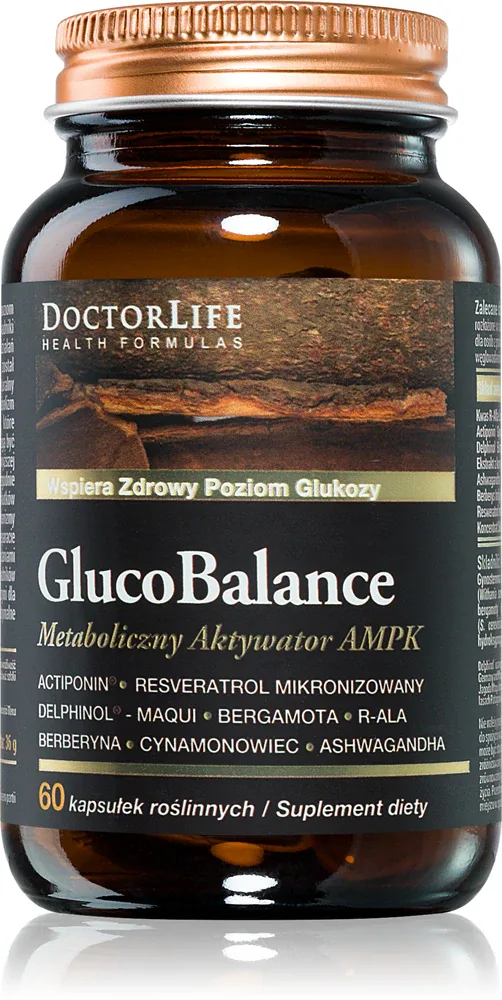 Биологически активная добавка Doctor Life GlucoBalance для обмена веществ, поддержка сердечно-сосудистой системы, 60 капсул