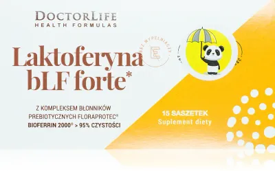 Биологически активная добавка Doctor Life Laktoferyna bLF Forte для пищеварения, с симбиотическими бактериями, 15 шт