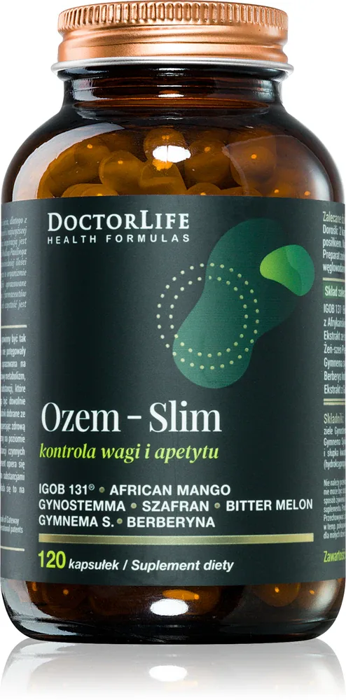 Биологически активная добавка Doctor Life Ozem-Slim для контроля веса, снижение аппетита, 120 капсул