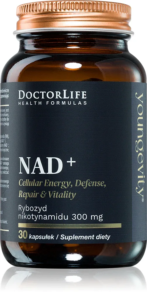 Биологически активная добавка Doctor Life NAD+ для энергии и восстановления, 30 капсул