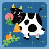 Кубики деревянные 2Kids Toys Wooden Blocks Farm развивающие, 9 шт 12 m+ — фото 3
