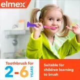 Зубная щётка детская Elmex Children's Toothbrush мягкая, с детским дизайном, 2 шт 3-6 years — фото 7