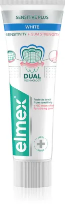 Зубная паста Elmex Sensitivity + Gum Strenght Whitening отбеливающая, для чувствительных зубов